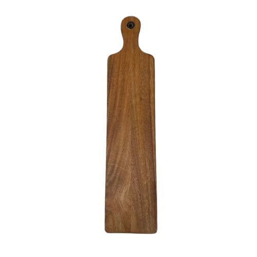 Acacia Wood Paddle Serving Board With Handle - Rectangular - AHA SUPERSTORE